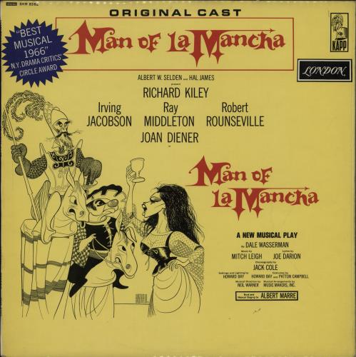 Original Soundtrack Man Of La Mancha vinyl LP album (LP record) US OSTLPMA759782