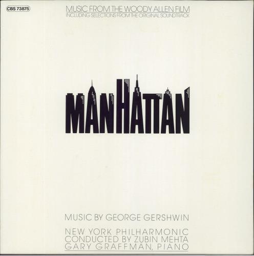 Original Soundtrack Manhattan vinyl LP album (LP record) Dutch OSTLPMA819206