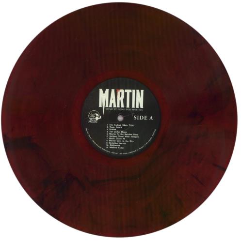 Original Soundtrack Martin - Blood Red Vinyl vinyl LP album (LP record) US OSTLPMA858277
