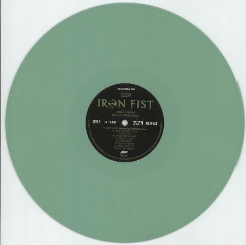 Original Soundtrack Marvel's Iron Fist vinyl LP album (LP record) US OSTLPMA879087