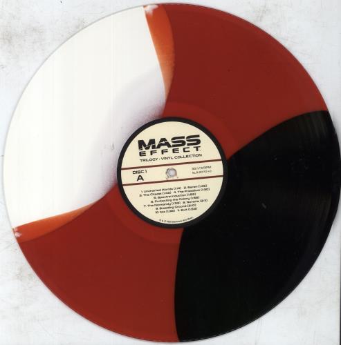 Original Soundtrack Mass Effect Trilogy : Vinyl Collection Black, Red & White tri-coloured Vinyl Box Set US OSTVXMA815965