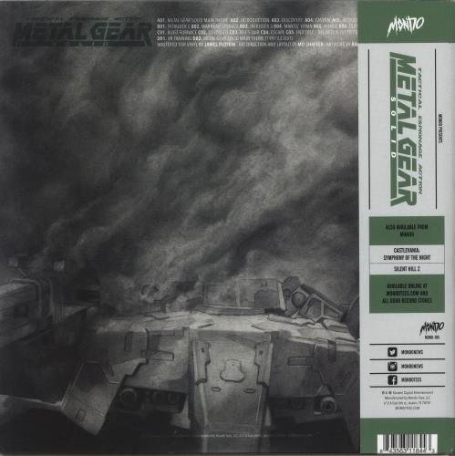 Original Soundtrack Metal Gear Solid [Original Video Game Soundtrack] - 180g Green Smoke Vinyl 2-LP vinyl record set (Double LP Album) US OST2LME873971