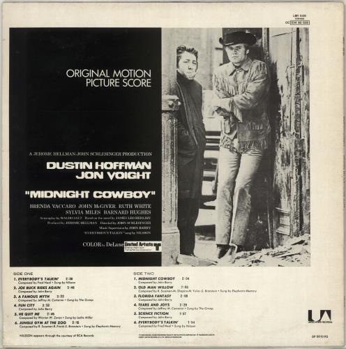 Original Soundtrack Midnight Cowboy vinyl LP album (LP record) UK OSTLPMI714408