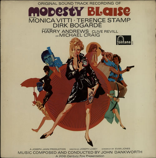 Original Soundtrack Modesty Blaise vinyl LP album (LP record) UK OSTLPMO525604