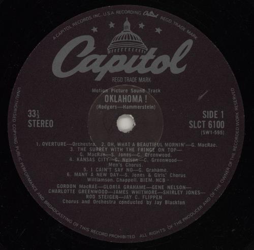 Original Soundtrack Oklahoma! - 80s vinyl LP album (LP record) UK OSTLPOK759505