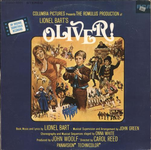 Original Soundtrack Oliver! vinyl LP album (LP record) Israeli OSTLPOL699936