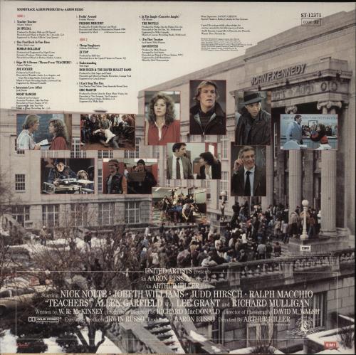 Original Soundtrack Original Soundtrack From The Motion Picture "Teachers" vinyl LP album (LP record) New Zealand OSTLPOR867909