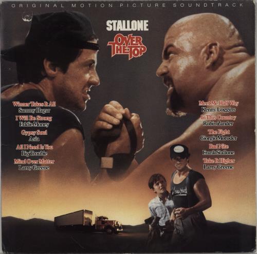 Original Soundtrack Over The Top vinyl LP album (LP record) US OSTLPOV751713