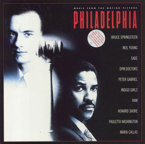 Original Soundtrack Philadelphia vinyl LP album (LP record) UK OSTLPPH807247