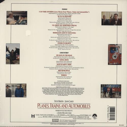 Original Soundtrack Planes, Trains And Automobiles - Sealed vinyl LP album (LP record) US OSTLPPL517965
