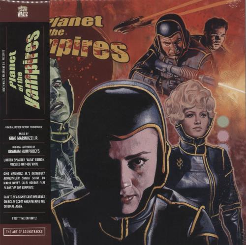 Original Soundtrack Planet Of The Vampires - Orange & Blue Splatter Vinyl - Sealed vinyl LP album (LP record) US OSTLPPL870854