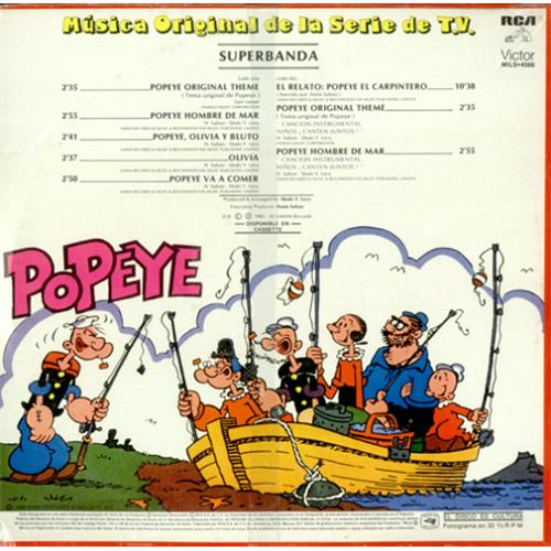 Original Soundtrack Popeye - Sealed vinyl LP album (LP record) Mexican OSTLPPO425174