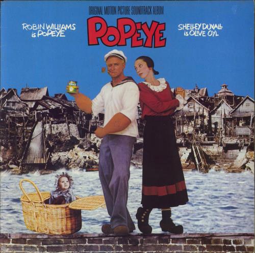 Original Soundtrack Popeye vinyl LP album (LP record) UK OSTLPPO861823