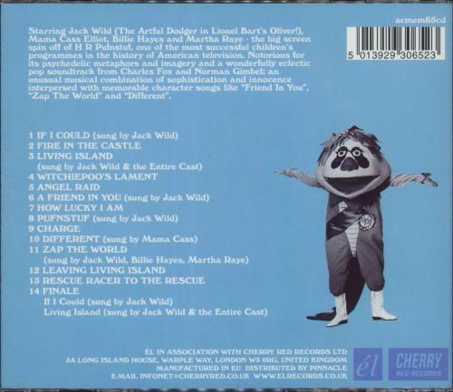 Original Soundtrack Pufnstuf CD album (CDLP) UK OSTCDPU774494