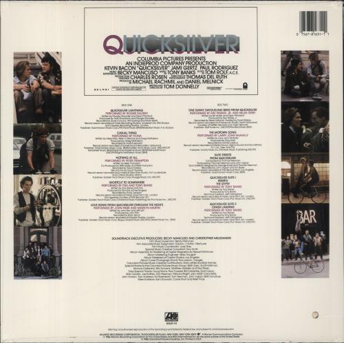Original Soundtrack Quicksilver - Sealed vinyl LP album (LP record) US OSTLPQU837400