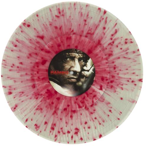 Original Soundtrack Rambo - Clear with Red Splatter Vinyl 2-LP vinyl record set (Double LP Album) UK OST2LRA858253