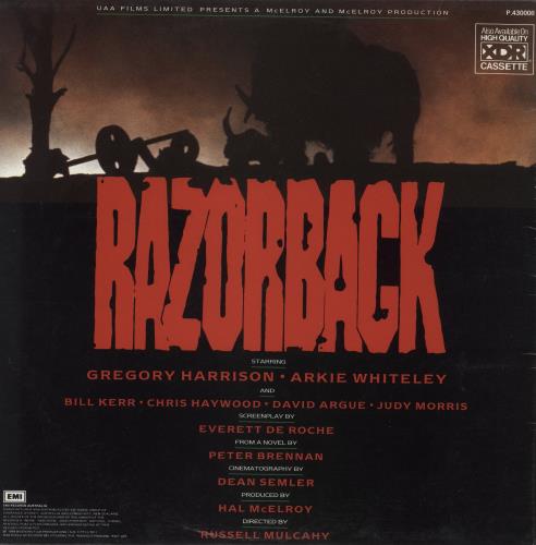 Original Soundtrack Razorback vinyl LP album (LP record) Australian OSTLPRA498468