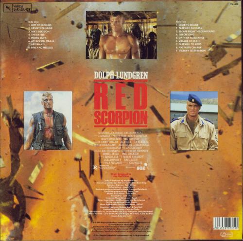 Original Soundtrack Red Scorpion vinyl LP album (LP record) US OSTLPRE813997