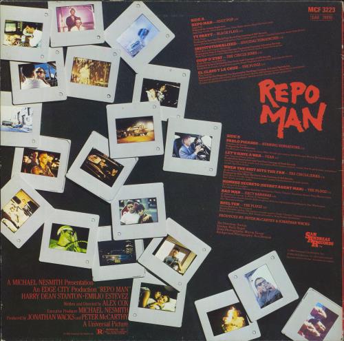Original Soundtrack Repo Man vinyl LP album (LP record) UK OSTLPRE808009