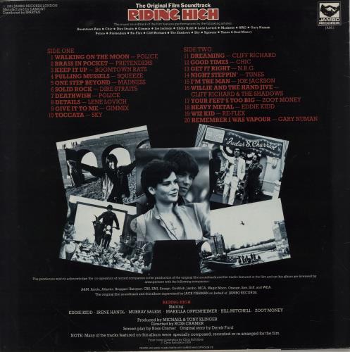 Original Soundtrack Riding High vinyl LP album (LP record) UK OSTLPRI751712
