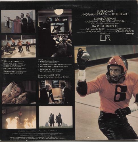 Original Soundtrack Rollerball vinyl LP album (LP record) Canadian OSTLPRO708594