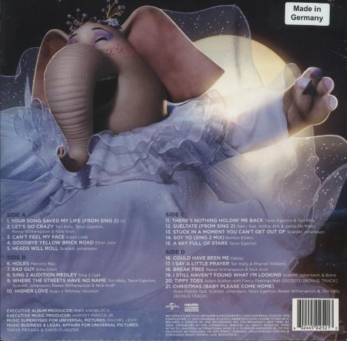 Original Soundtrack Sing 2: Original Motion Picture Soundtrack - Sealed 2-LP vinyl record set (Double LP Album) UK OST2LSI870776