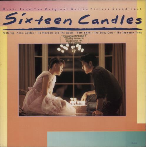 Original Soundtrack Sixteen Candles vinyl LP album (LP record) US OSTLPSI878204