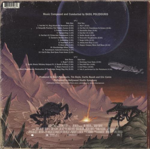 Original Soundtrack Starship Troopers [Original Motion Picture Soundtrack] 2-LP vinyl record set (Double LP Album) US OST2LST880816