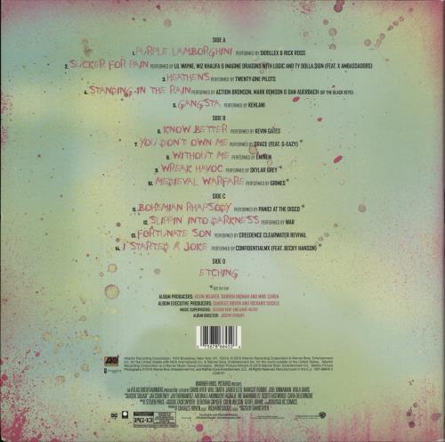 Original Soundtrack Suicide Squad: The Album 2-LP vinyl record set (Double LP Album) UK OST2LSU870984