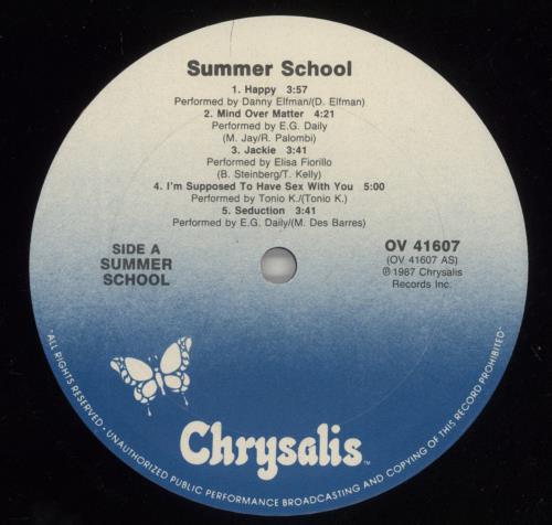 Original Soundtrack Summer School OST - Promo Stamp vinyl LP album (LP record) US OSTLPSU878625