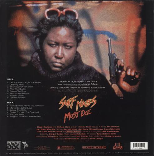 Original Soundtrack Surf Nazis Must Die - Red/Blue Split Vinyl vinyl LP album (LP record) US OSTLPSU858230