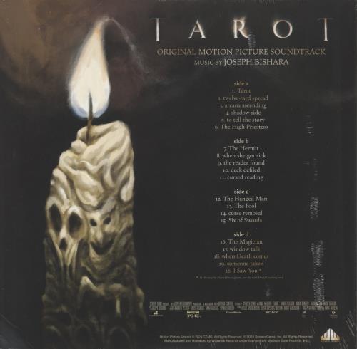 Original Soundtrack Tarot - Tri-colour Vinyl - Sealed 2-LP vinyl record set (Double LP Album) US OST2LTA888000