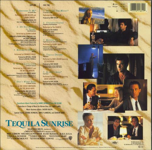 Original Soundtrack Tequilla Sunrise vinyl LP album (LP record) UK OSTLPTE807626
