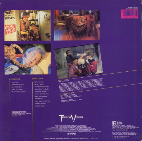 Original Soundtrack Terror Vision vinyl LP album (LP record) US OSTLPTE813998