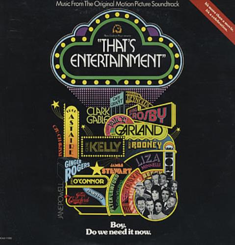 Original Soundtrack That's Entertainment 2-LP vinyl record set (Double LP Album) US OST2LTH302516