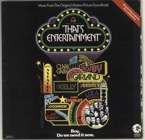 Original Soundtrack That's Entertainment 2-LP vinyl record set (Double LP Album) Australian OST2LTH726056