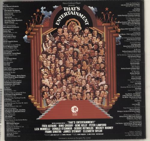 Original Soundtrack That's Entertainment 2-LP vinyl record set (Double LP Album) Australian OST2LTH726056