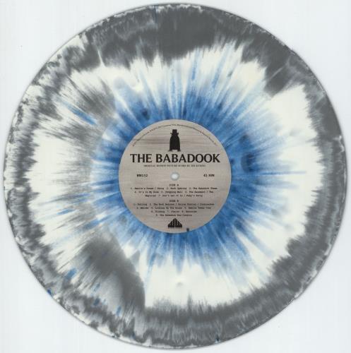 Original Soundtrack The Babadook - Gray and White With Blue Splatter Vinyl vinyl LP album (LP record) US OSTLPTH879892