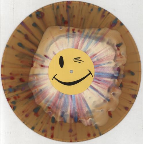 Original Soundtrack The Bad Batch - Desert Sand with Psychedelic Swirl / Smiley face Yellow & Black Vinyl 2-LP vinyl record set (Double LP Album) US OST2LTH858138