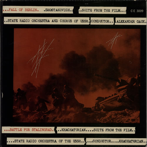 Original Soundtrack The Battle For Stalingrad - Fall Of Berlin vinyl LP album (LP record) US OSTLPTH630735