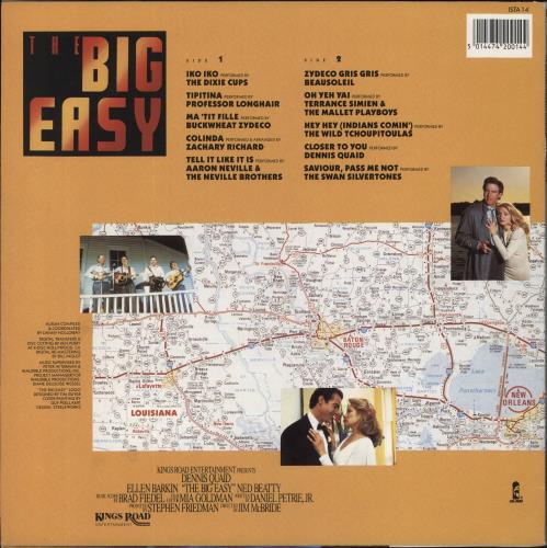 Original Soundtrack The Big Easy vinyl LP album (LP record) US OSTLPTH306027