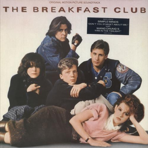 Original Soundtrack The Breakfast Club - stickered p/s vinyl LP album (LP record) UK OSTLPTH271763