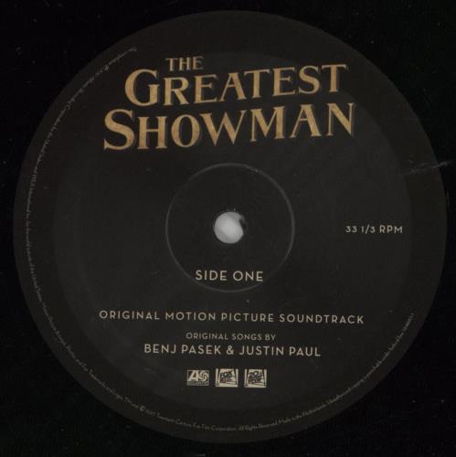 Original Soundtrack The Greatest Showman vinyl LP album (LP record) UK OSTLPTH784329