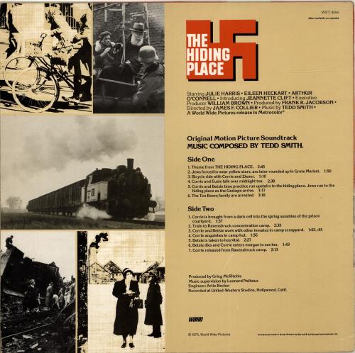 Original Soundtrack The Hiding Place vinyl LP album (LP record) UK OSTLPTH693409