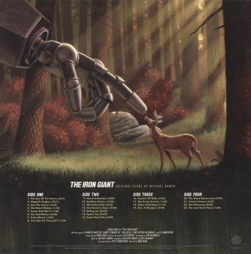 Original Soundtrack The Iron Giant 2-LP vinyl record set (Double LP Album) US OST2LTH857921
