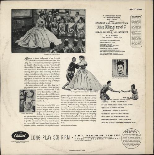 Original Soundtrack The King And I - Lime Green vinyl LP album (LP record) UK OSTLPTH640806