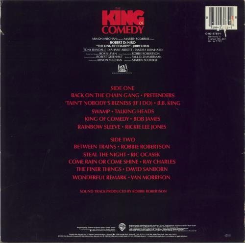 Original Soundtrack The King Of Comedy vinyl LP album (LP record) French OSTLPTH824759