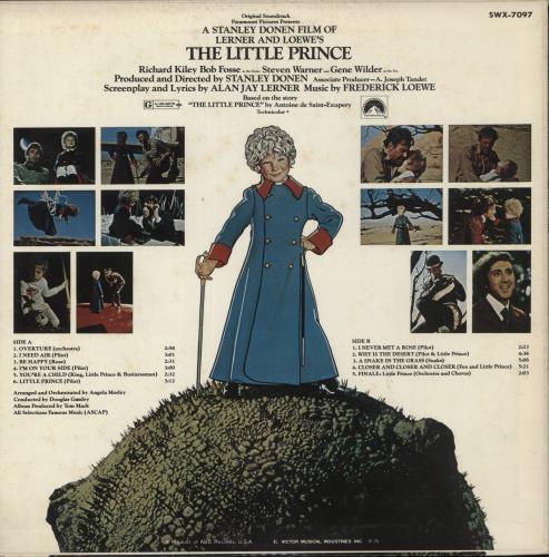 Original Soundtrack The Little Prince vinyl LP album (LP record) Japanese OSTLPTH883757