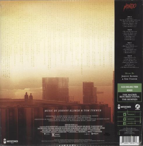 Original Soundtrack The Matrix Resurrections 2-LP vinyl record set (Double LP Album) US OST2LTH876229