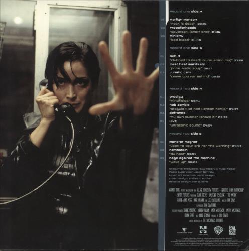 Original Soundtrack The Matrix: Music From The Motion Picture - Black & Blue Speckled Vinyl 2-LP vinyl record set (Double LP Album) US OST2LTH875844